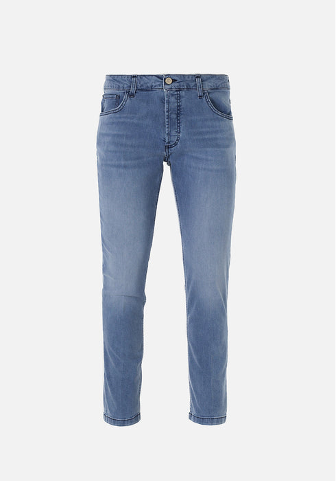 PANTALONE 5 TASCHE DENIM CORTO